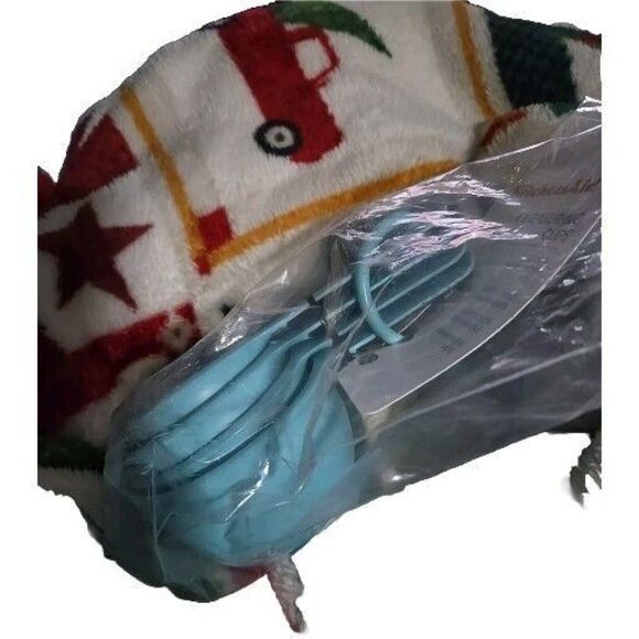 New Baking KitchenAid Measuring Cups Set Of 4 Aqua Sky Wet & dry ingredients - Picture 3 of 3